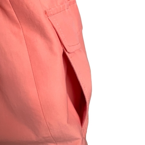 TALBOTS Water Resistant Cotton Anorak Rain Jacket Coral Orange Women's Size XS - Picture 8 of 16
